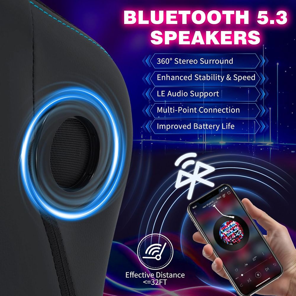 Silla Gamer con Luces LED, Alt - Massage reseña y precio