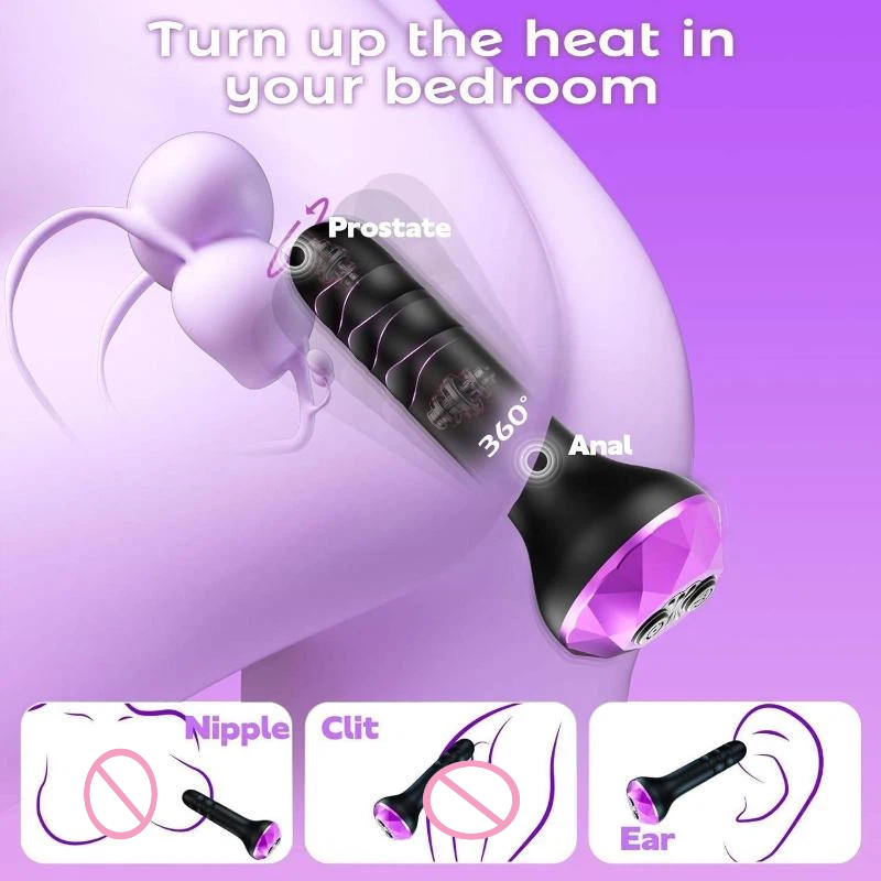 【HB】1 unidad: tapón anal vibra - Massage reseña y precio