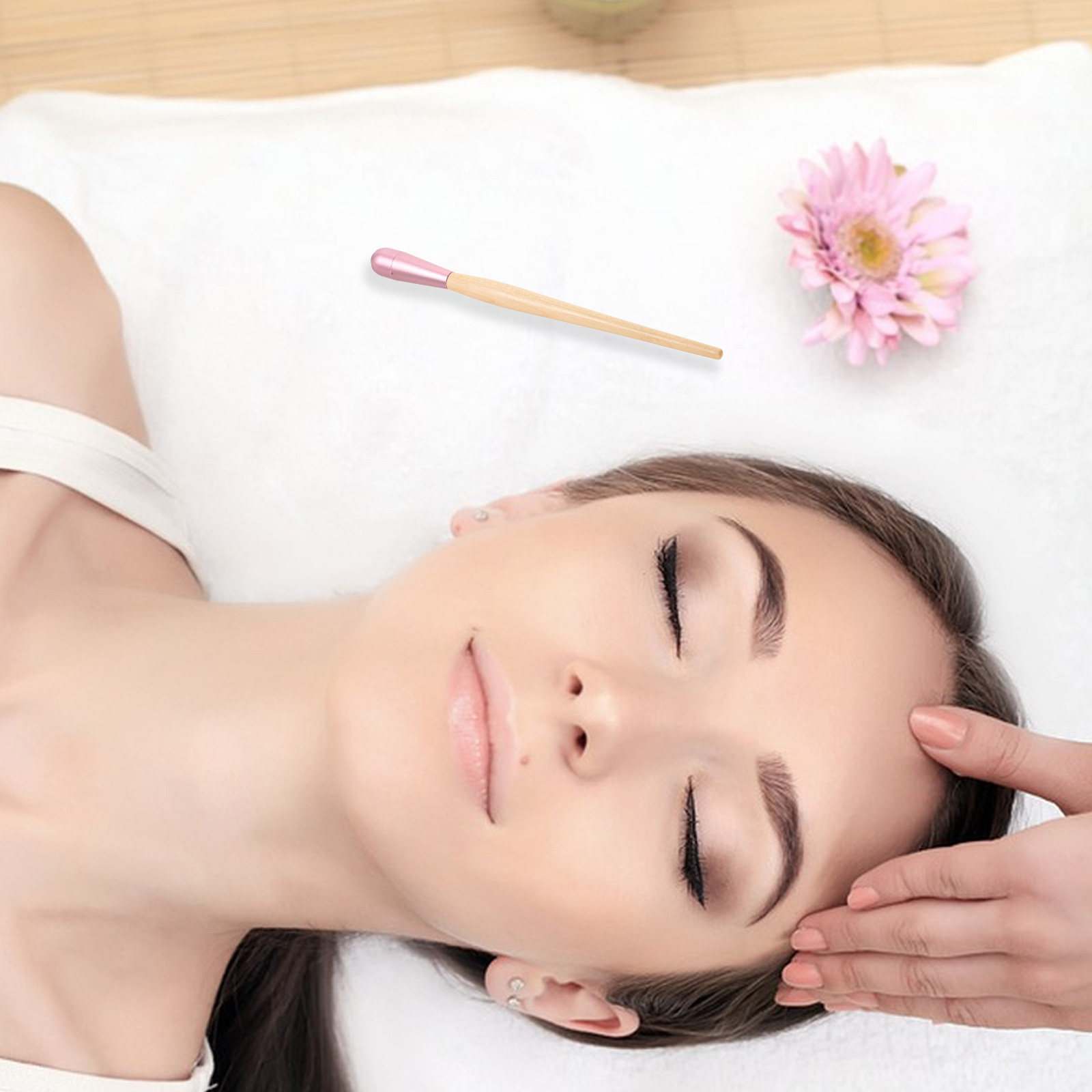 Rodillo facial de jade para ma - Face Ice Roller Puffiness reseña y precio
